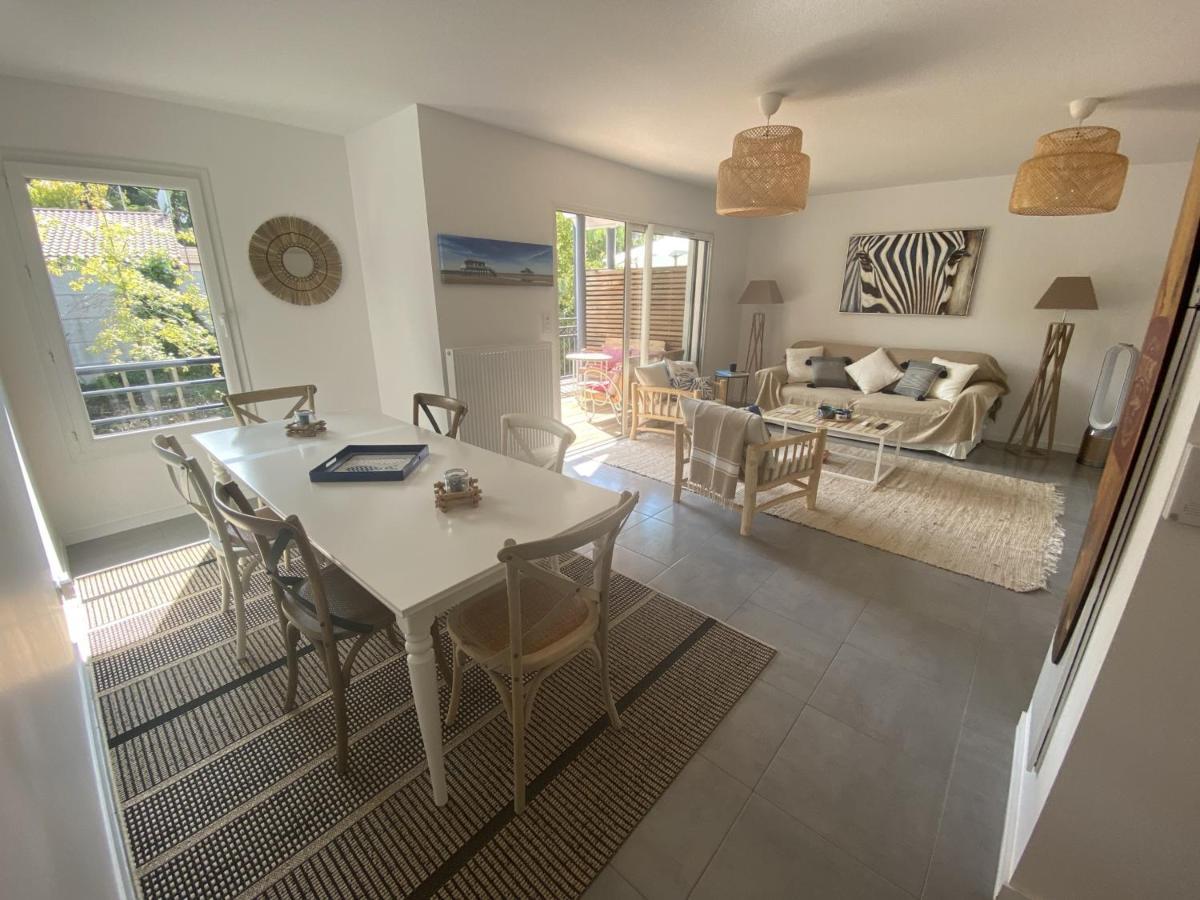 Charmant Appartement Pour 6 En Centre-Ville D'Arcachon Avec Terrasse, Parking Et Wifi - Fr-1-474-174 מראה חיצוני תמונה